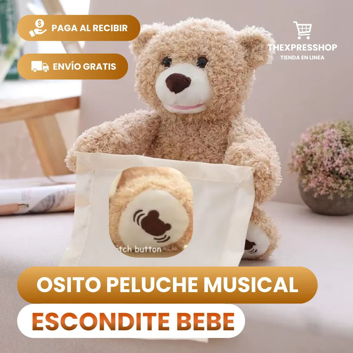 OSITO ESCONDITE MUSICAL - PEEKABOO™