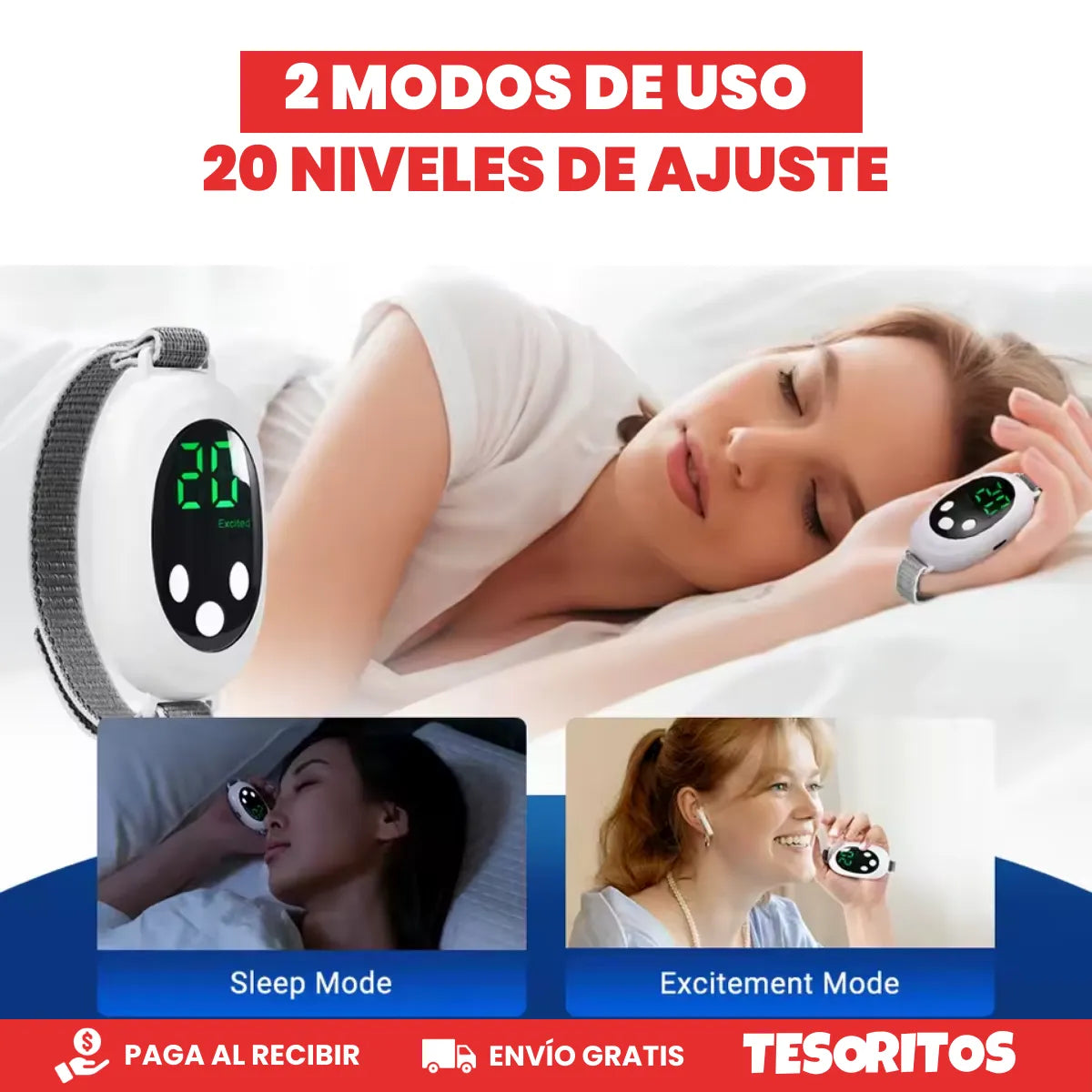 MindControl® - Dispositivo para calmar la ansiedad y el insomnio