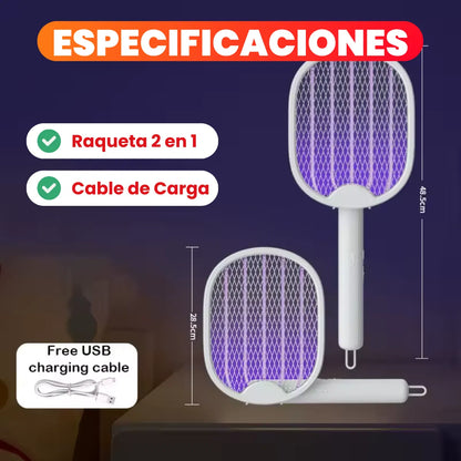 Z-Light™ - Raqueta Matamosquitos Doble Función