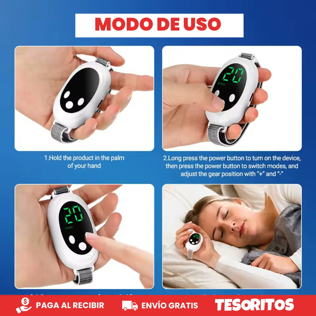 MindControl® - Dispositivo para calmar la ansiedad y el insomnio