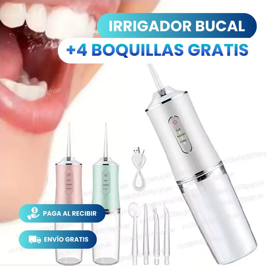 DentaSmile™ - IRRIGADOR BUCAL RECARGABLE