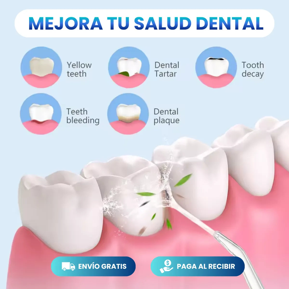 DentaSmile™ - IRRIGADOR BUCAL RECARGABLE