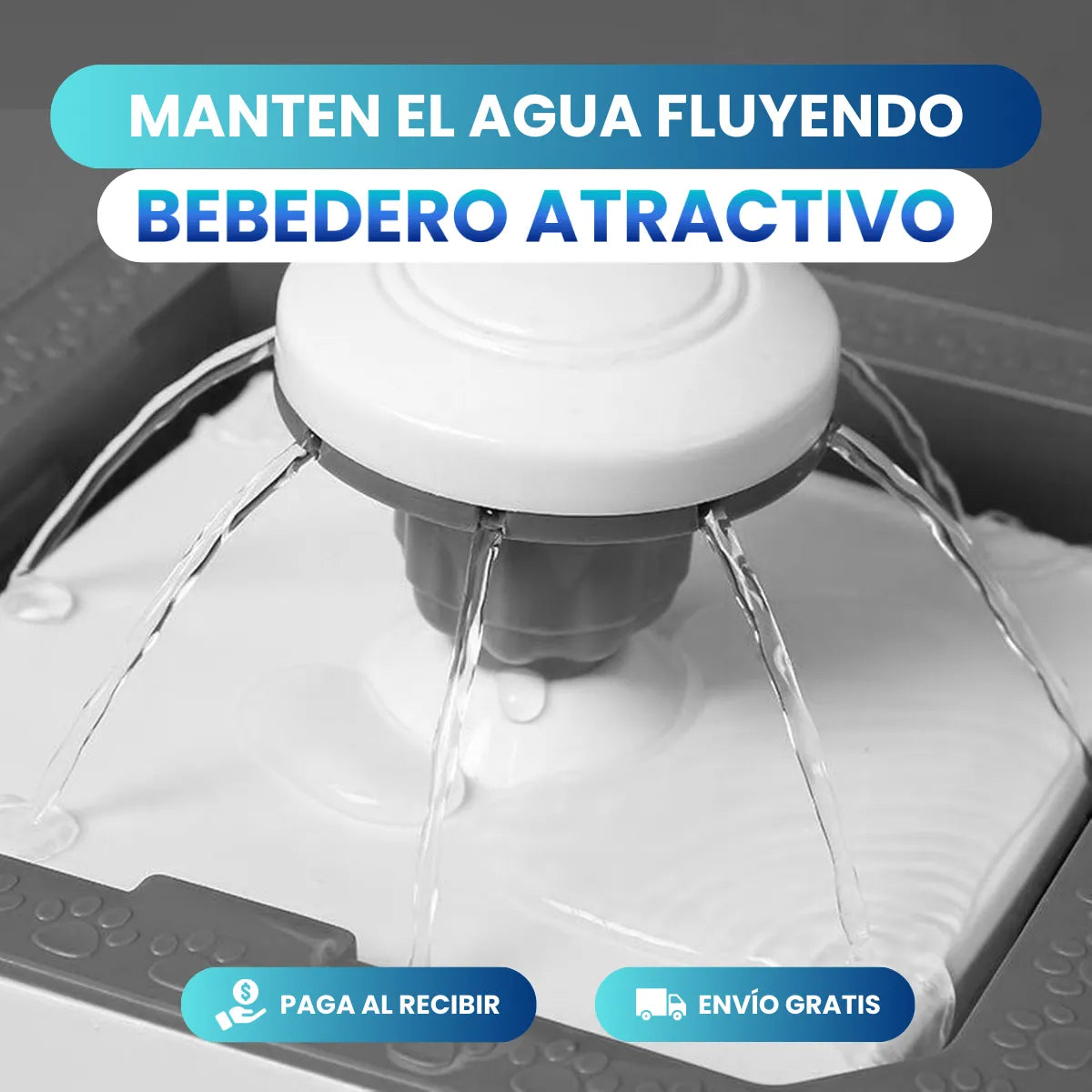 AquaPet™ Bebedero - Fuente De Agua Para Mascotas