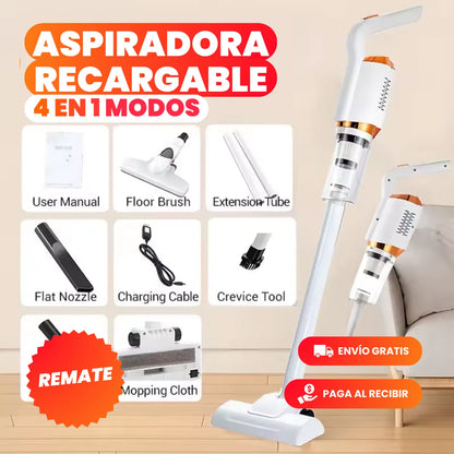 CleanHome™ - Aspiradora Electrica Recargable 4 en 1