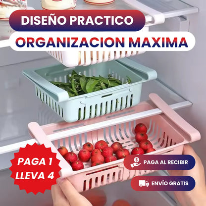 Organizador Multiusos EcoFridge™ - PACK 4 UNIDADES - Adiós al desorden desde YA