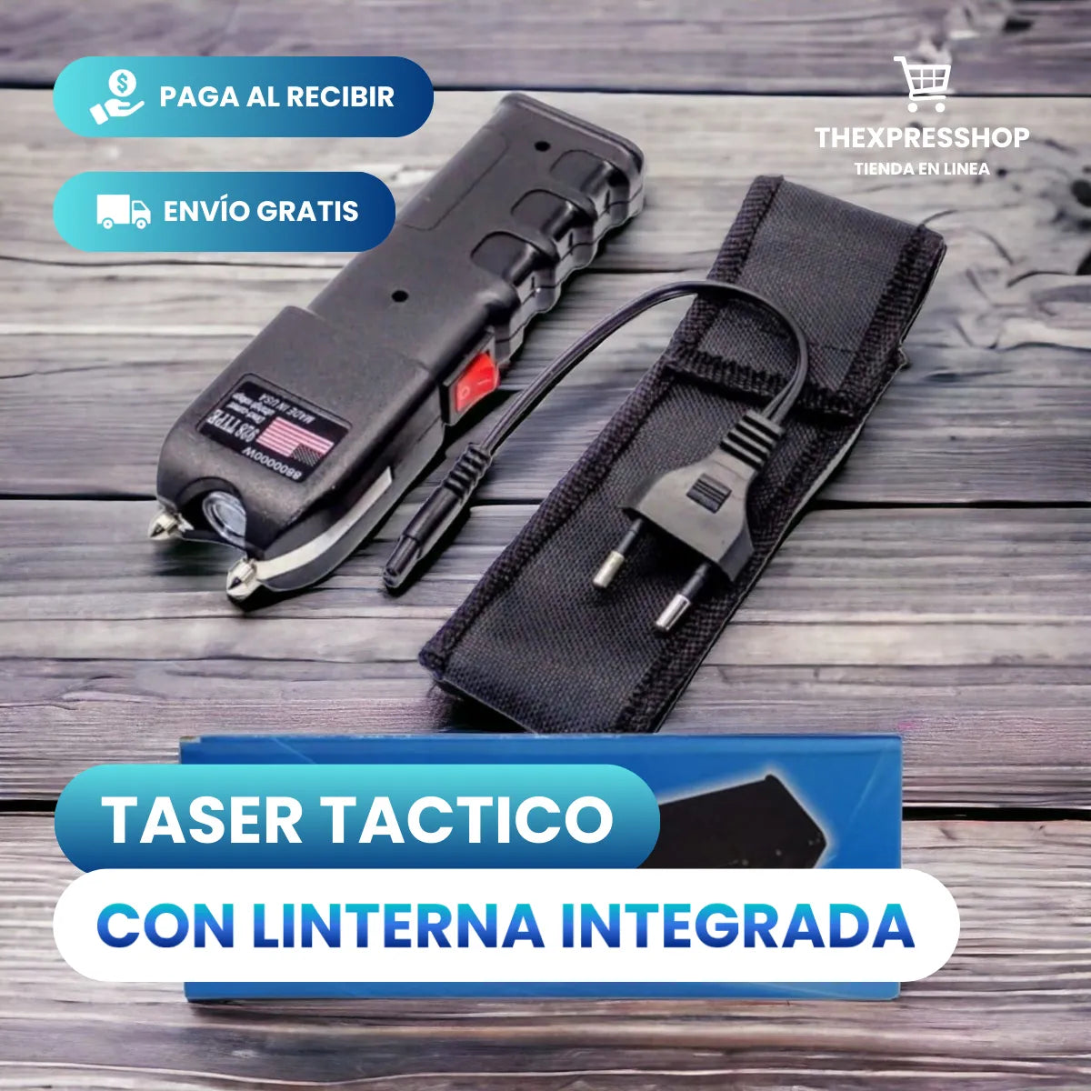 Linterna Táctica de Autodefensa - BeSecurePro™ 🌟💥