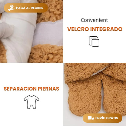 SleepBaby® - Manta Envolvente de Osito para bebés