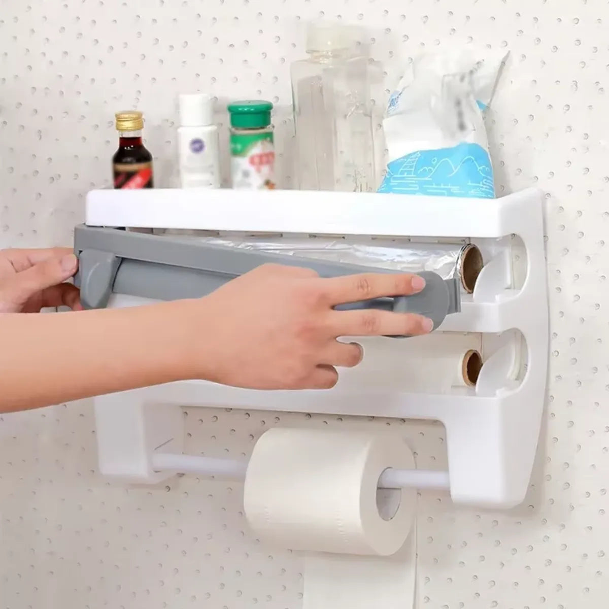 Dispensador de Papel Cocina Triple Rollo