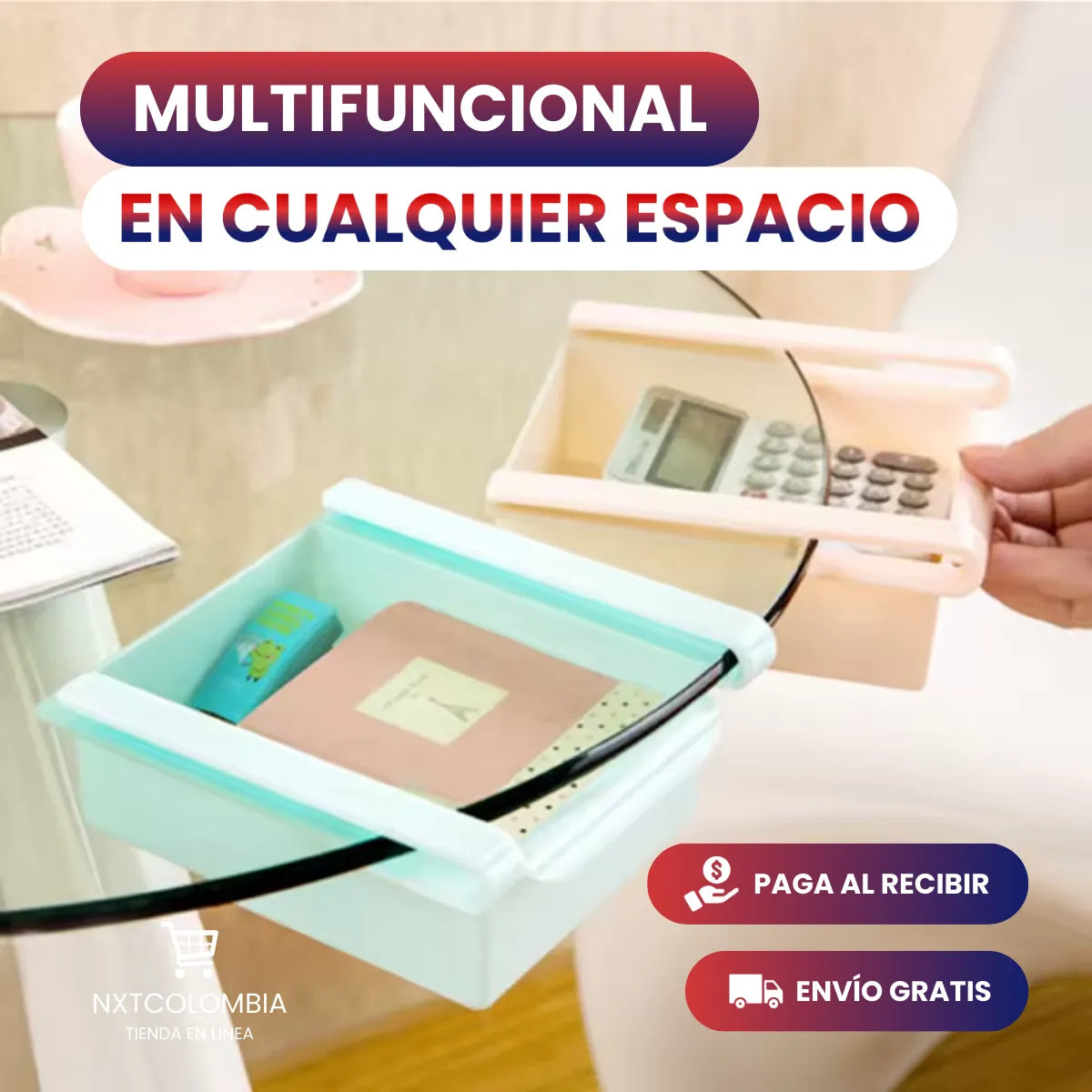 Organizador Multiusos EcoFridge™ - PACK 4 UNIDADES - Adiós al desorden desde YA