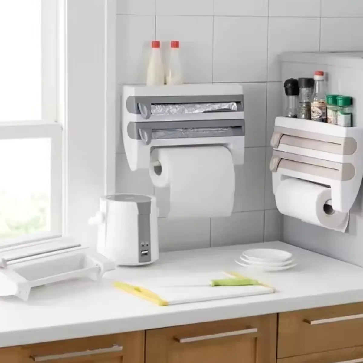 Dispensador de Papel Cocina Triple Rollo