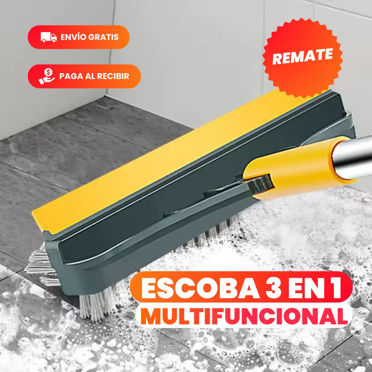 Escobas TripleBrush™ 3 en 1 - ENVIO GRATIS Y PAGO CONTRA ENTREGA