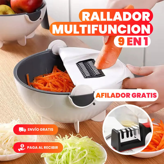 CookClear™ - Rallador 9 en 1 + Afilador GRATIS