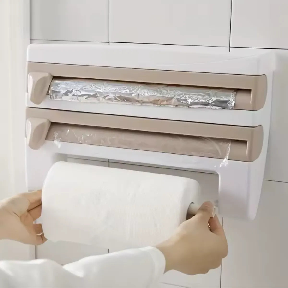 Dispensador de Papel Cocina Triple Rollo