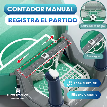 ⚽QUICKMATCH™ - FUTBOLIN COMPACTO PARA TODA LA FAMILIA⚽