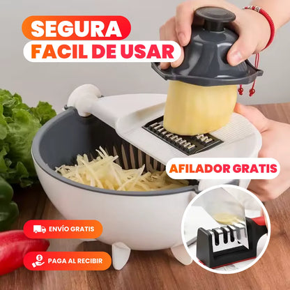 CookClear™ - Rallador 9 en 1 + Afilador GRATIS