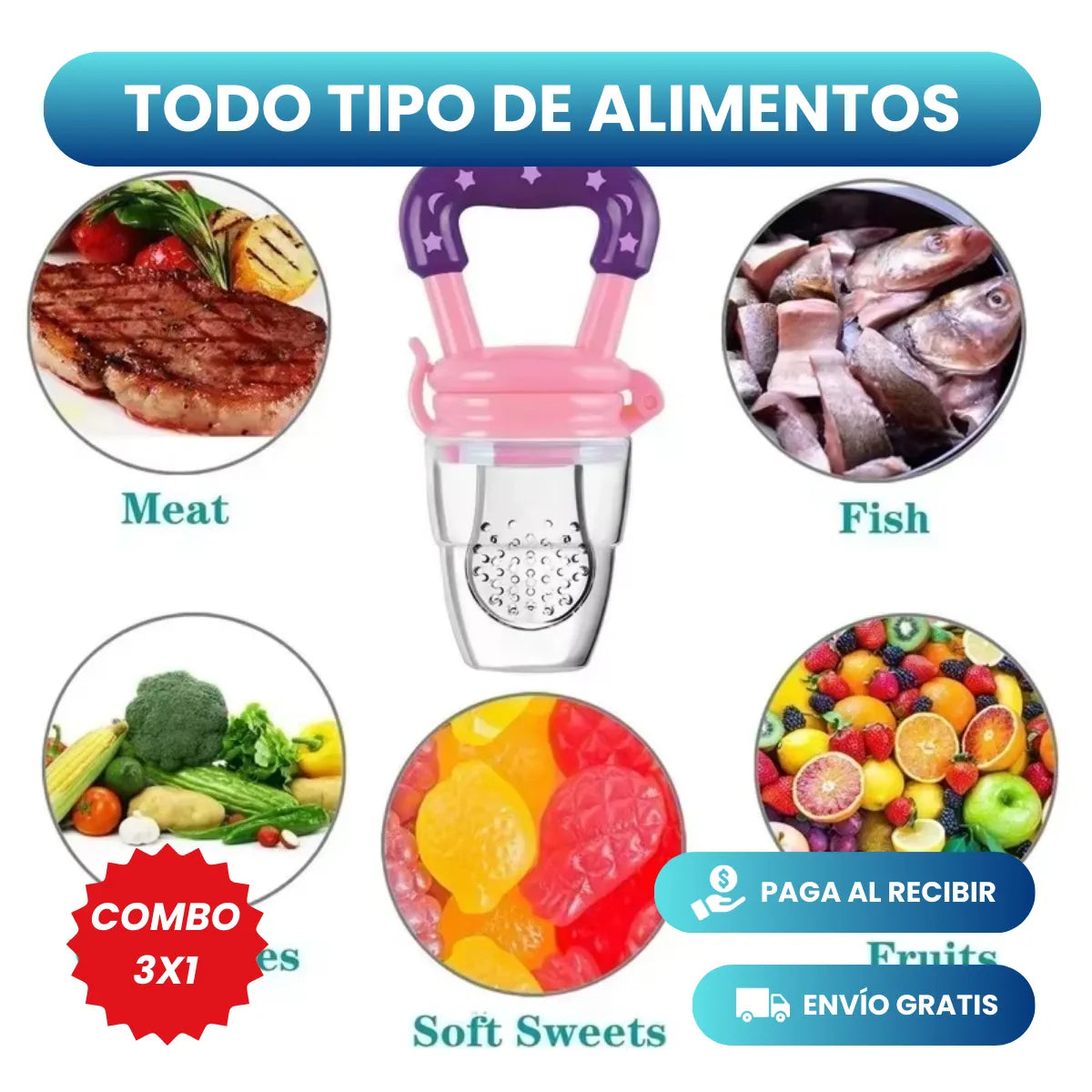 CHUPO ALIMENTADOR DE BEBE 3x1 - MYBABY™