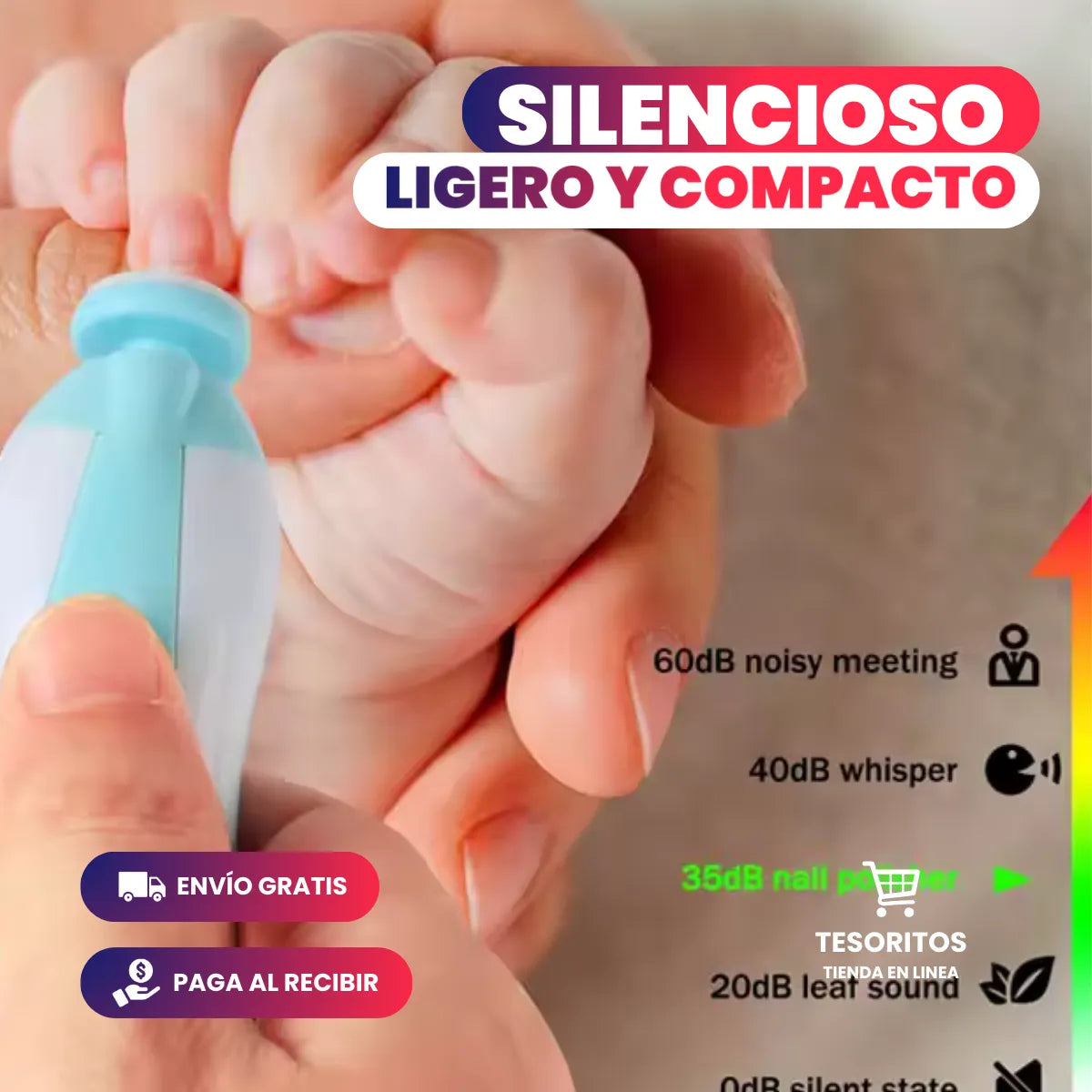 TinyTrim™ - Cortador de Uñas para Bebes Antiheridas