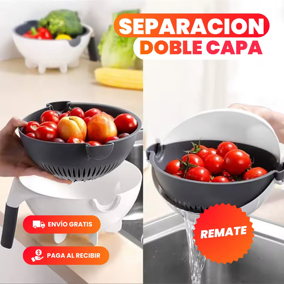 CookClear™ - Rallador 9 en 1 + Afilador GRATIS