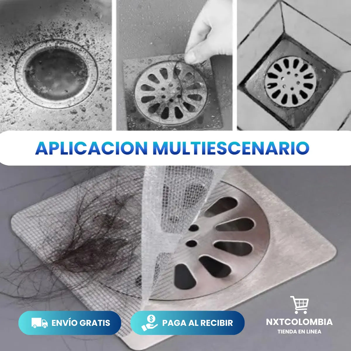 Filtros Drenaje Para Baño Multifuncional Adhesivo