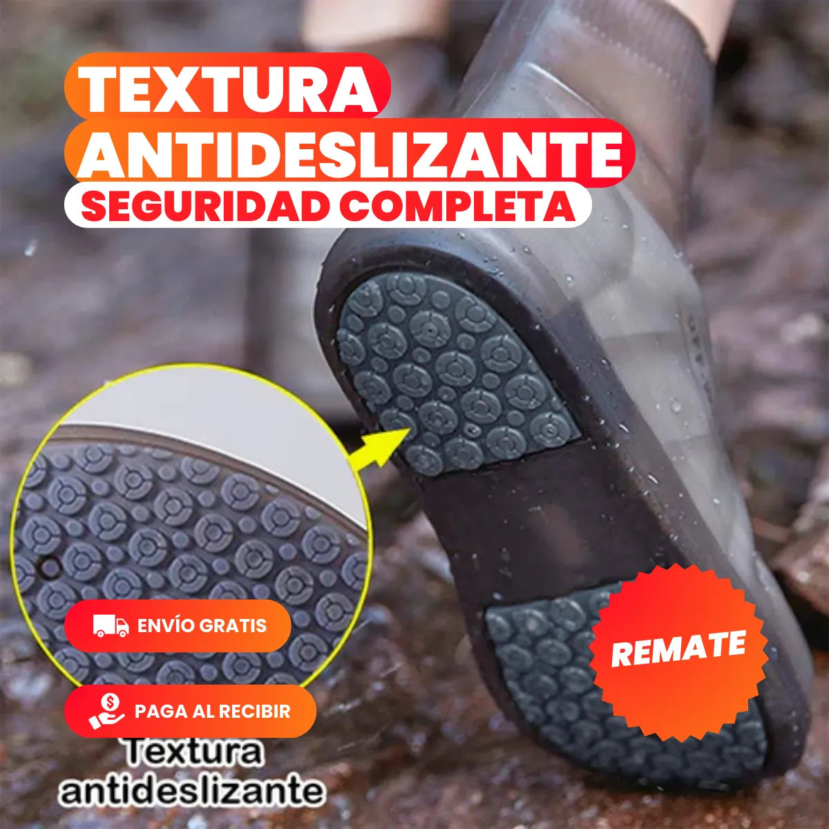 ShoeClean™ - Zapatones Antideslizantes Funda Impermeable