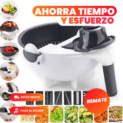 CookClear™ - Rallador 9 en 1 + Afilador GRATIS