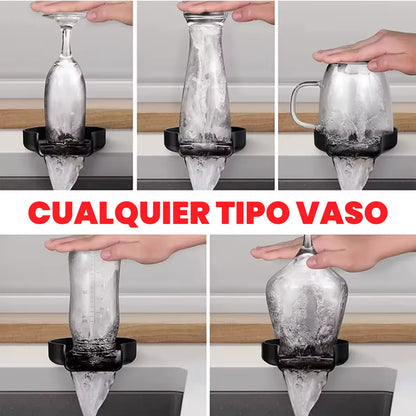 Lava Vasos y Copas Automático a Presión