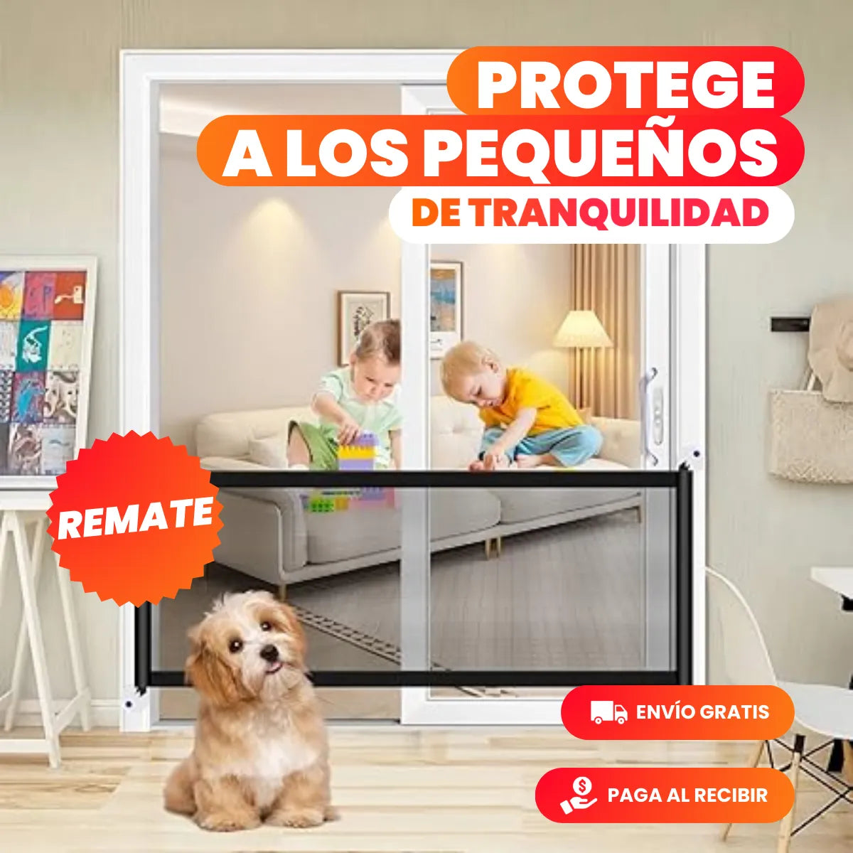 Petio™ - Puerta en malla protectora para perros