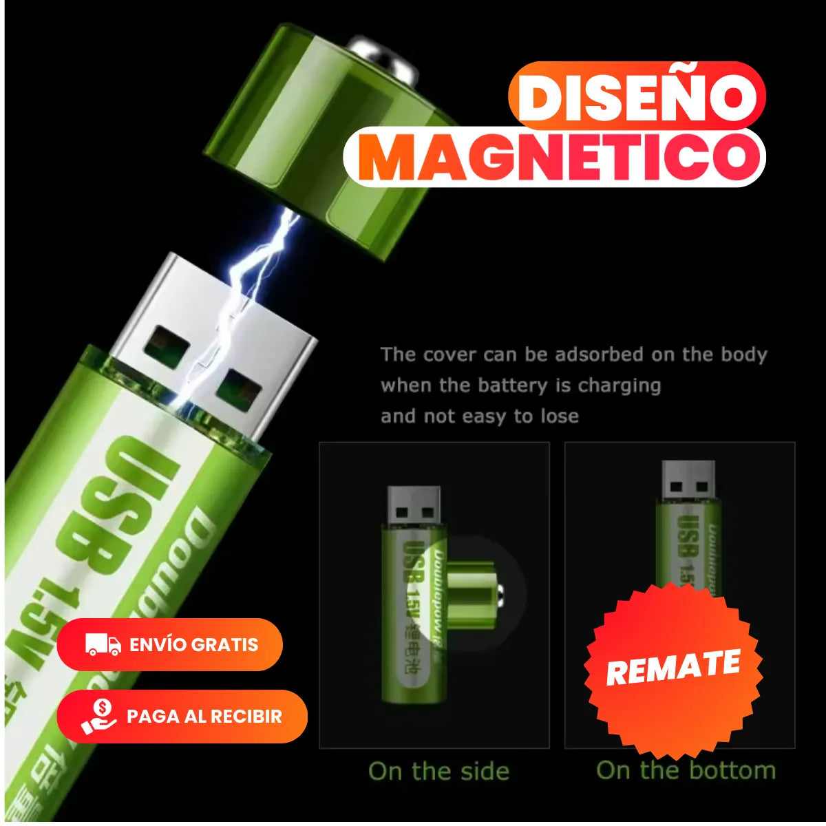 InfiniteCharge™ - Combos Pilas AA USB Recargables