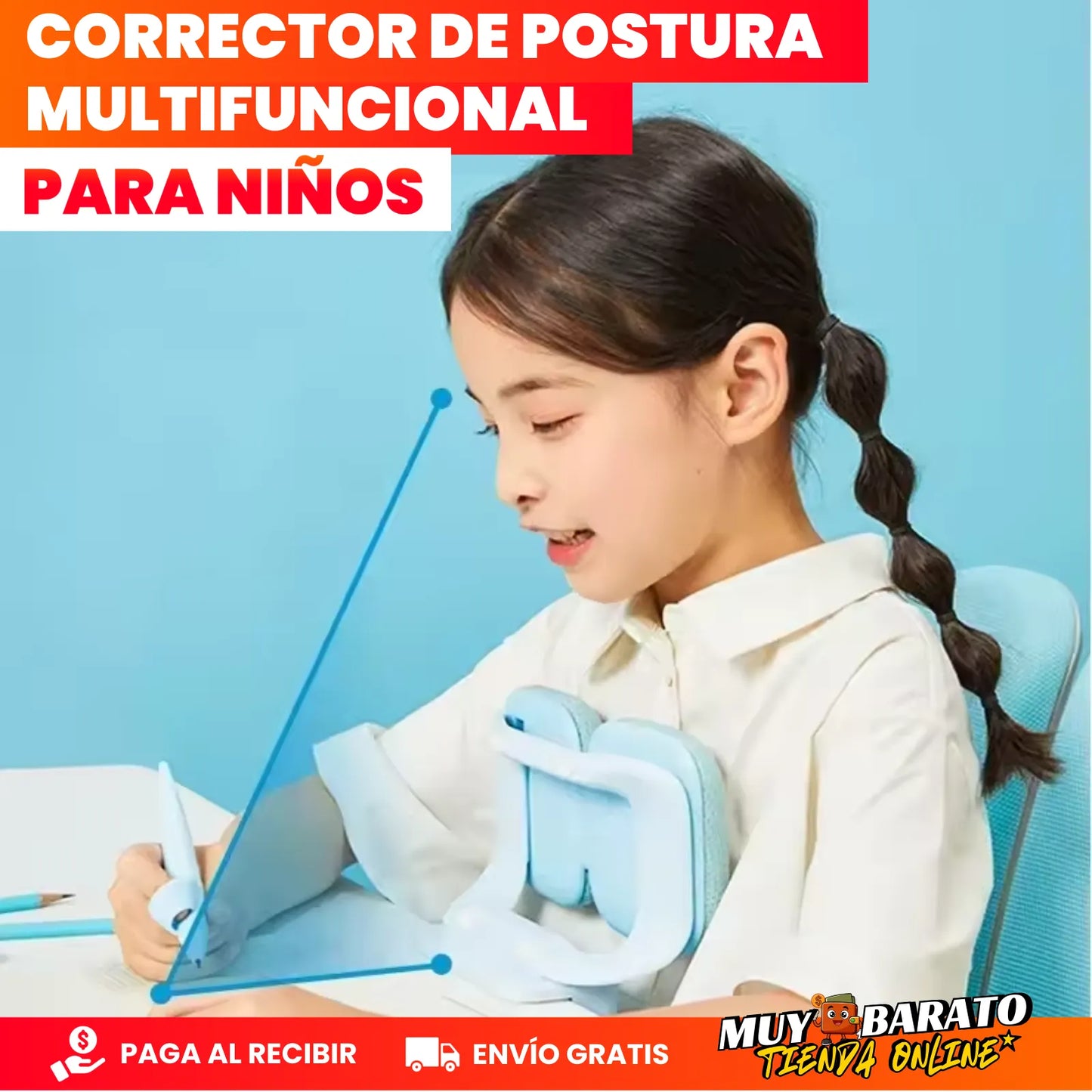 PostureKids™ Corrige La Postura De Tus Hijos Al Estudiar