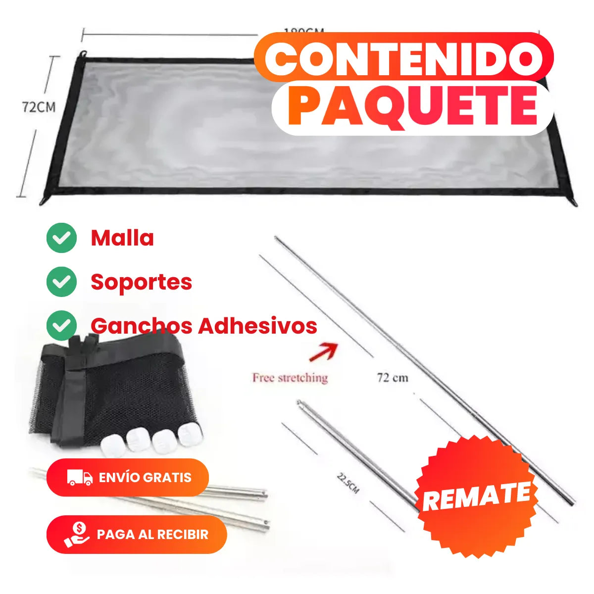 Petio™ - Puerta en malla protectora para perros