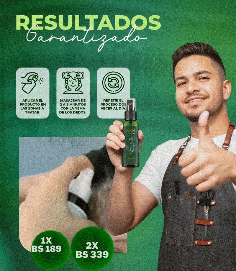 ✅OUHOE™ - Spray Crecimiento Capilar - COMBO 3x1✅